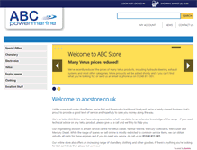 Tablet Screenshot of abcstore.co.uk